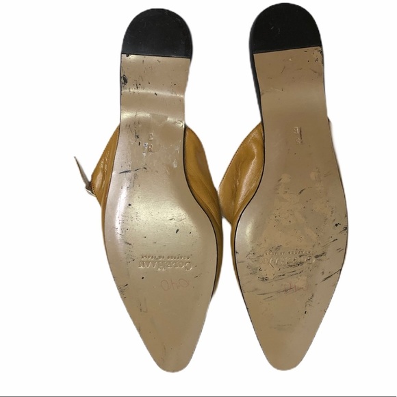Cole Haan City Flat Leather Tan Mules - Picture 6 of 6